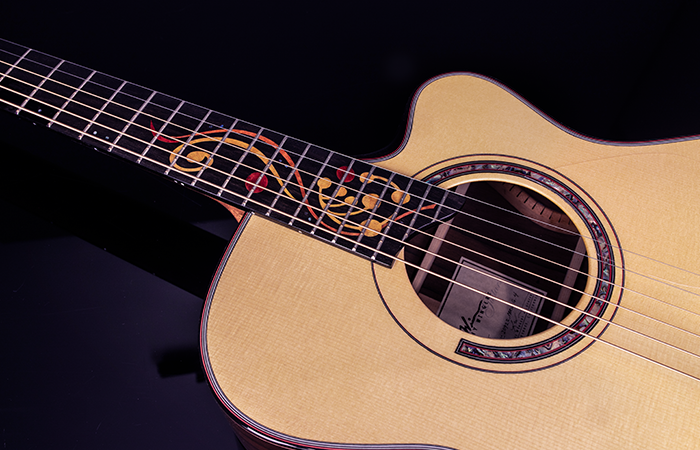 handmade acoustic guitar